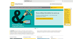 Desktop Screenshot of harting.com.br