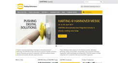 Desktop Screenshot of harting.ca