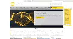 Desktop Screenshot of harting.com.au